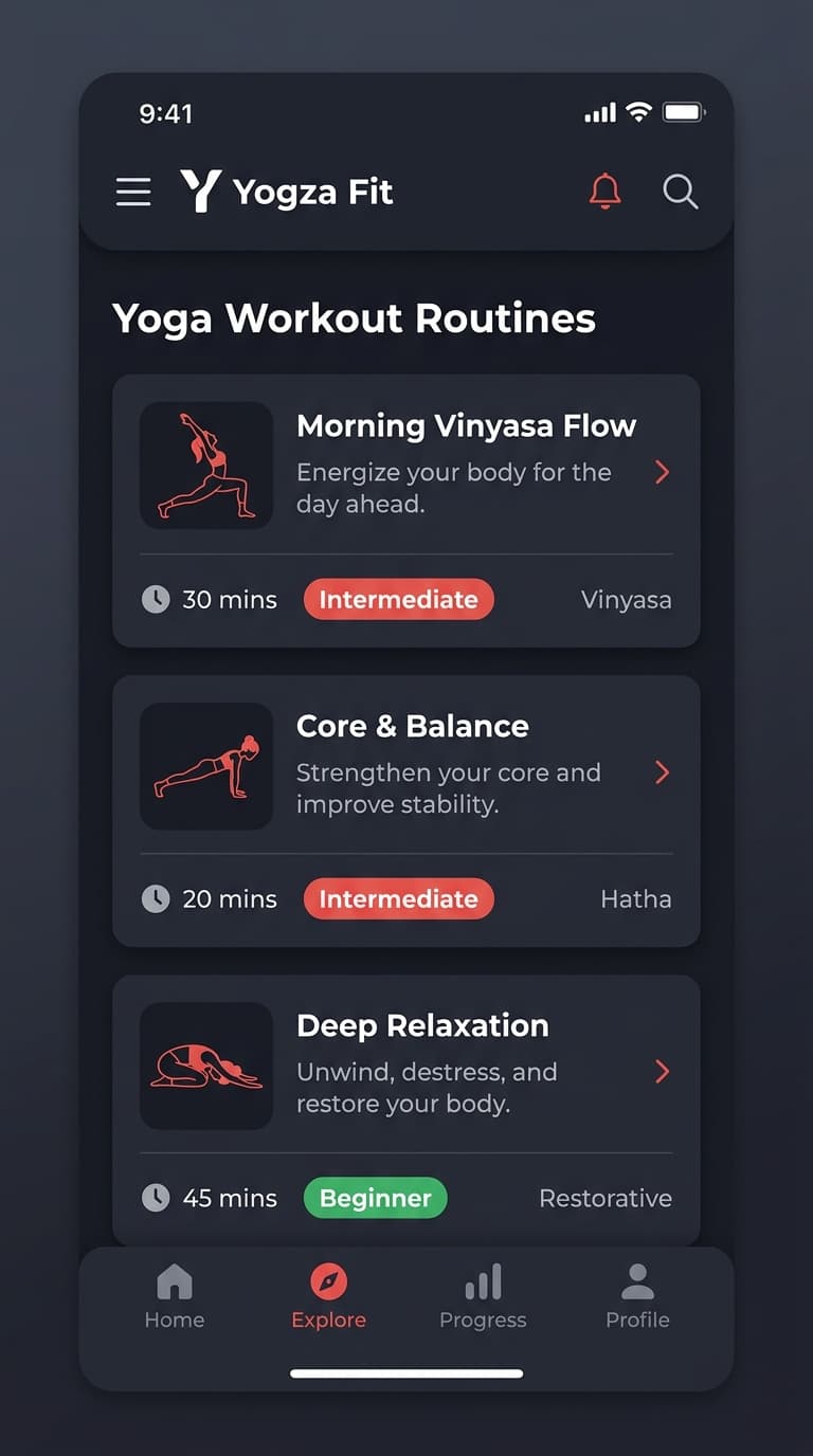 Yoga Workout Routines - Yogza Fit